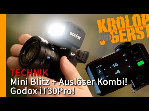 Mini flash + trigger combo! Godox iT30Pro! 📷 Krolop&Gerst