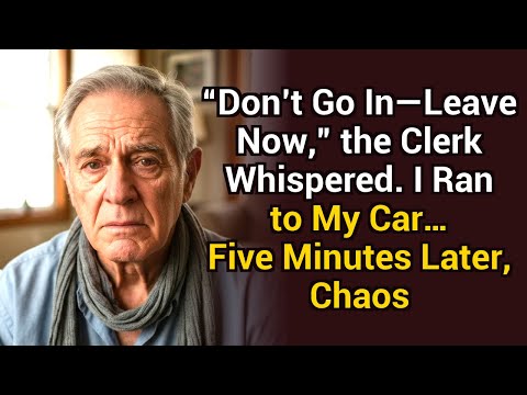 “Don’t Go In—Leave Now,” the Clerk Whispered. I Ran to My Car… Five Minutes Later, Chaos