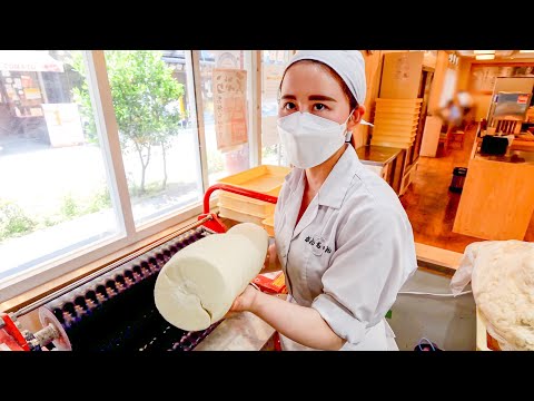Tempura! rice ball! A close look at the day in the life of a lady udon chef in Japan