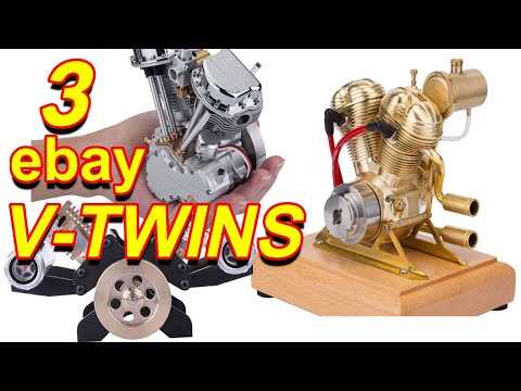 Battle of the V-twins: 3 V-twin model engines run & compared #v-twin #model #engines #modelengine