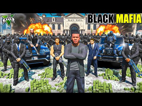 Franklin Become The Biggest BLACK MAFIA of Los Santos in GTA 5 | SHINCHAN & CHOP