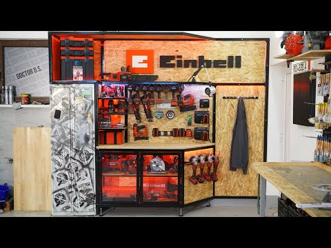 Homemade ULTIMATE Power Tool STORAGE Cabinet !