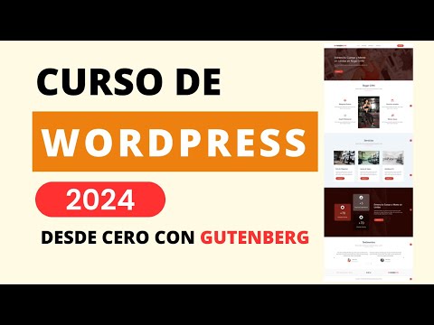 Curso de Wordpress 2024 Desde Cero Gratis con Gutenberg