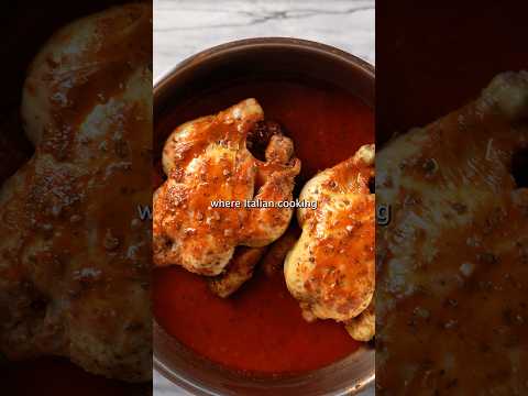 #68 of forgotten italian classics: pollo in potacchio.