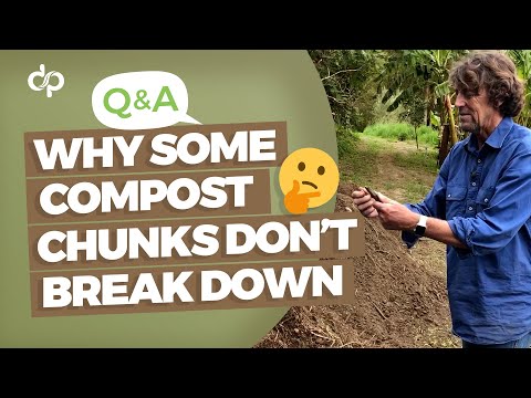 Why Some Compost Chunks Don’t Break Down