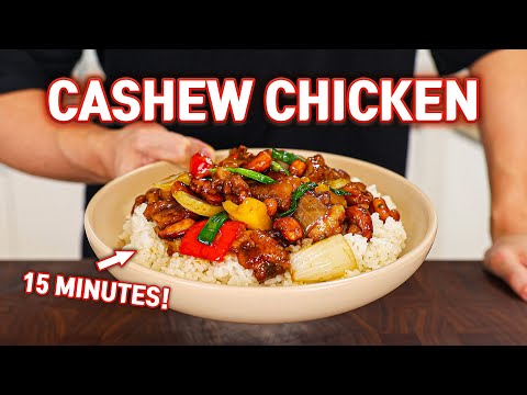 15 Minute Cashew Chicken Recipe That Will Change Your LIFE!