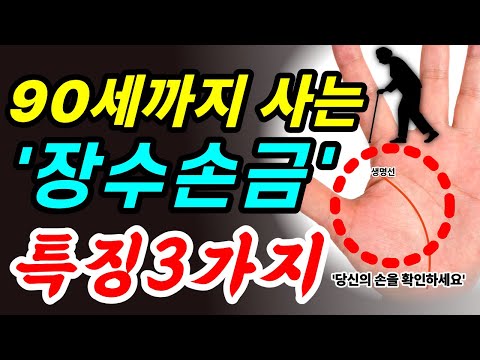 90세 장수는 정해져있다?! ✨ 장수 손금 특징 3가지 & 생명선 보는 법