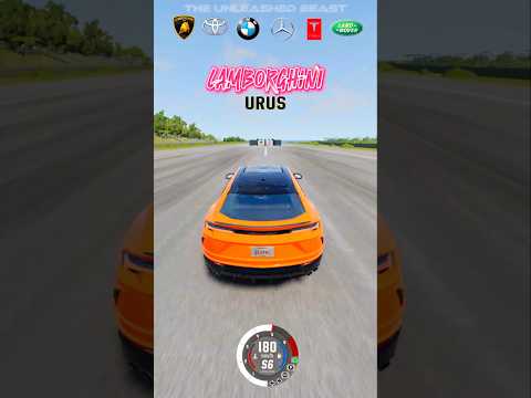 Luxury SUV vs 50 Gates 💥 #shorts  #beamng #carsvs