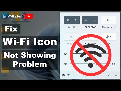 Fix Wi-Fi Icon Not Showing Problem on Windows 11/10 | How to Get Back Missing WiFi Icon in Windows