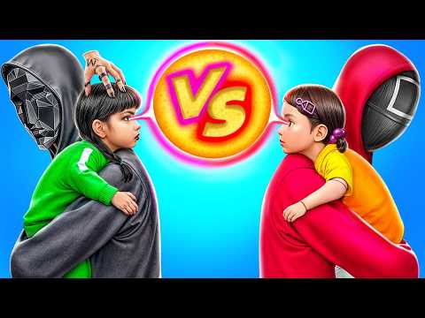 Wednesday Addams in the Squid Game! Squid Game vs. Superheroes in real life!