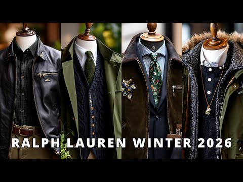 19 Olive & Charcoal Ralph Lauren Winter Looks for Men Over 60 🧥✨