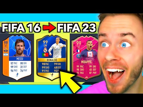 Ich habe 1 FUT-Draft in JEDEM FIFA gebaut! 👀⚽️