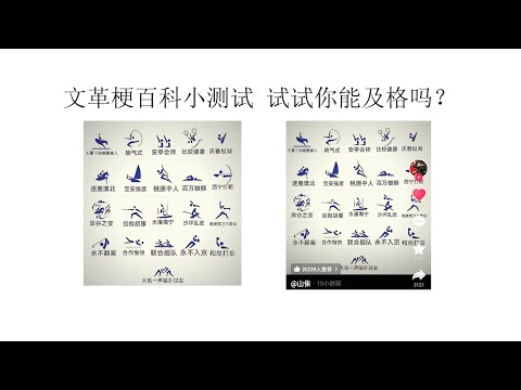 文革梗百科（一） 试试看你能及格吗？丨九一三丨贵州文革丨老舍自杀丨比较健康丨安亭事件丨喷气式丨内蒙古文革丨大逃港丨武汉文革丨桃源中人丨青海二二三大屠杀丨抵制奇装异服运动丨江青服