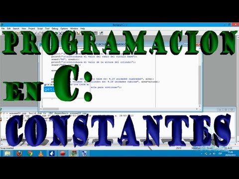 Programación en C; CONSTANTES; Ejemplos y uso