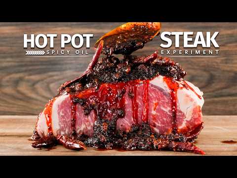 I Crossed the Line and tried Hot Pot Oil on Steaks!