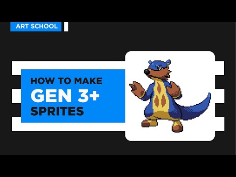 How to Make a Gen 3 4 or 5 Pokémon Sprite
