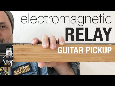Crazy Experiment! Use a Relay as a Guitar Pickup