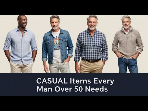 CASUAL Items Every Man Over 50 Needs to Look WEALTHY