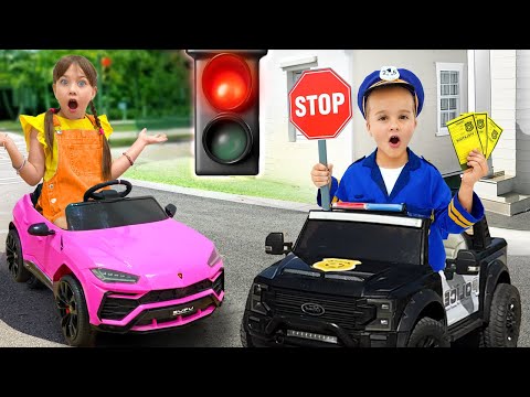 Kids learn road safety and traffic rules