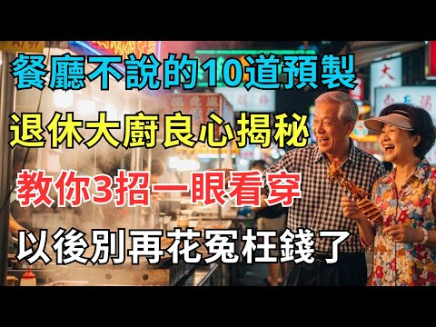 10道餐廳最常見的 預製菜 ，價格貴還不好吃！退休大廚良心揭秘，教你3招一眼看穿，以後別再花冤枉錢了！#在餐廳用餐的小貼士#養生唔好中伏#食物真相揭秘#你唔知的營養知識
