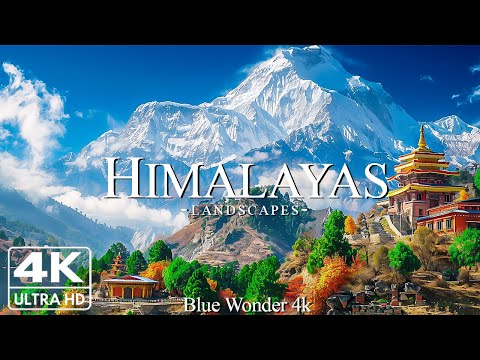Himalayas 4k - Relaxing Music With Beautiful Natural Landscape - Amazing Nature