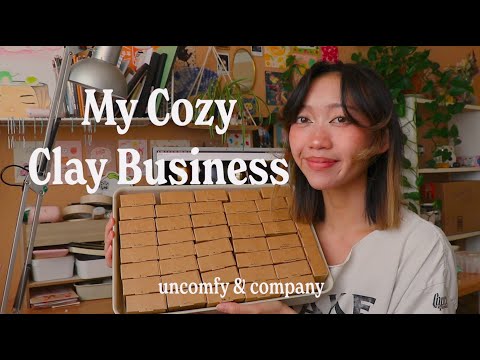 My Cozy Clay Business: Polymer Clay Process + My Favorite Art Supplies ✿ Studio Vlog