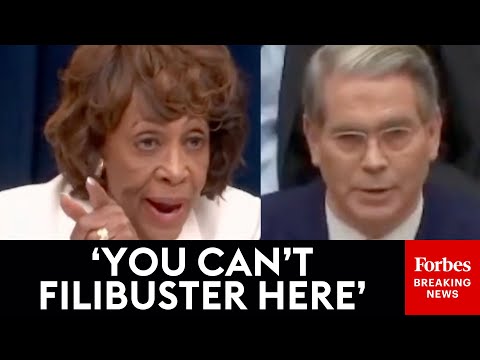 'You're Not Going To Like This': Maxine Waters Grills Scott Bessent About DOGE Employees