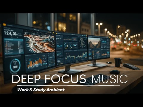 Focus Music & Deep Focus Sounds ~ Work & Study Ambient for Enhanced Brain Power