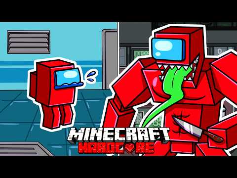 I Survived 100 DAYS as an AMONG US IMPOSTER in HARDCORE Minecraft!