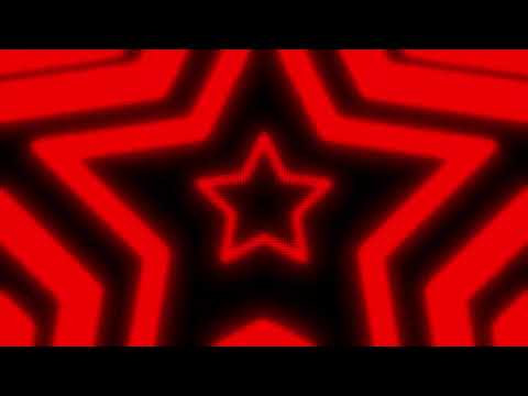 Black and Red Y2k Neon LED Lights Star Background || 1 Hour Looped HD