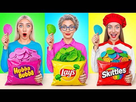 Me vs Grandma Cooking Challenge | Funny Cooking Tricks by Multi DO Joy