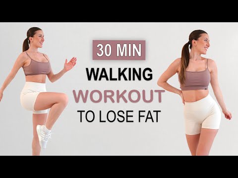30 MIN FAST WALKING FAT BURN - Lose Weight to the Beat | No Repeat, No Jumping, Sweaty + Fun