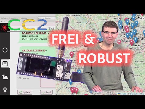 Kommunikation ohne Netz mit Meshcom (CC2tv Folge 409)