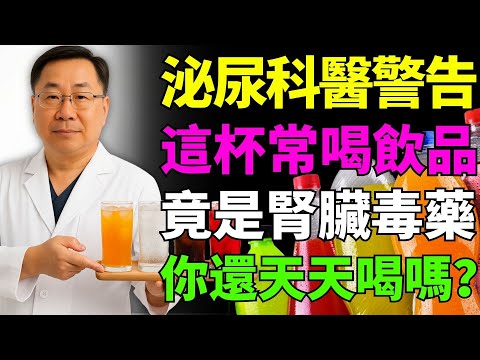 泌尿科醫師警告:這款常見飲品竟是慢性毒藥,正在悄悄傷害長者腎臟!