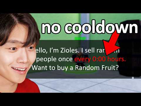 Buying INFINITE Blox Fruits With No Cooldown