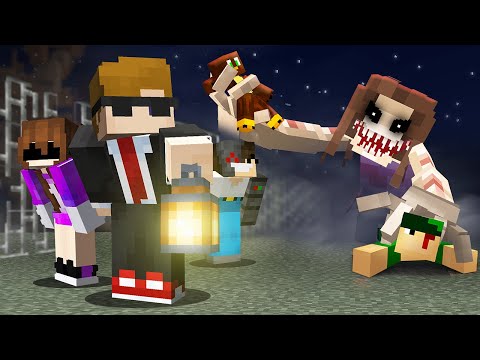 Trapped with 10 YouTubers in Scary Minecraft…