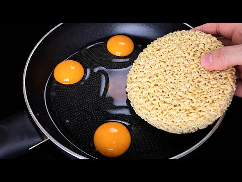 Don't boil instant noodles directly in water. This is a secret of 5-star restaurants! | Kitchen Tips