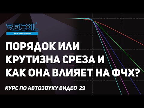 Какой порядок или крутизну среза выбрать? Как фильтр влияет на фазу? Что такое -Db/oct или Октава?