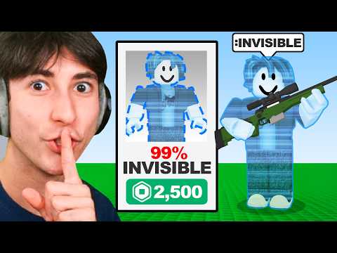 I Cheated with 99% Invisibility in Roblox
