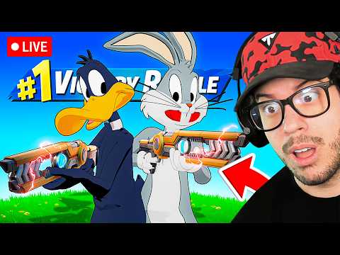 Winning With LOONEY TUNES in FORTNITE!
