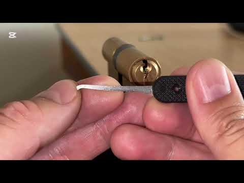 Вскрытие цилиндра Kale. Kale picked. #lockpicking #locksport #locksmith #kale