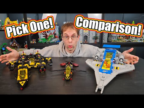 Which One is the Best? Blacktron & Galaxy Explorer Ships Comparison