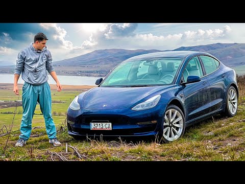 Заставили ехать утопленную Теслу! Прощание с Грузией