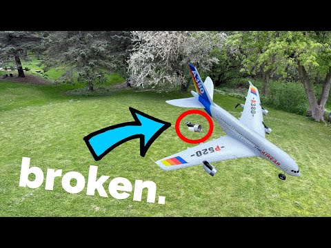 I CRASHED my NEW RC Plane