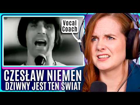 Poland's Most Important Song 🇵🇱 | Czesław Niemen – Dziwny jest ten świat | Vocal Coach Analysis