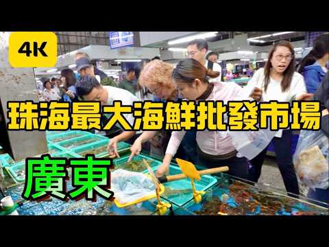 The largest seafood wholesale market in Zhuhai, Guangdong, China | Guangdong Cheap Seafood