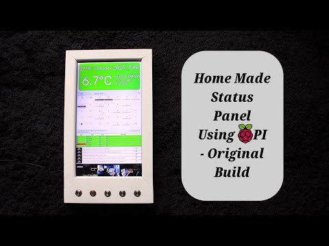 Build your own STATUS PANEL using a RASPBERRY PI!!!