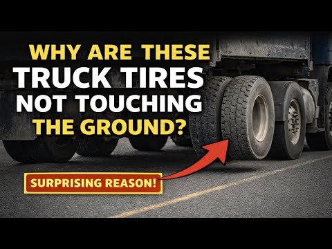 Why Don’t Some Truck Tires Touch the Road Even When Moving?