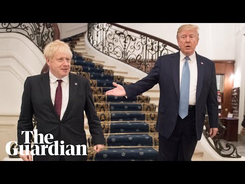 Donald Trump tells Boris Johnson at G7 he wants a 'very big' trade deal