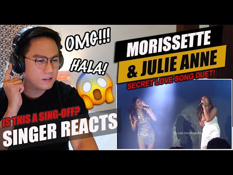 Morissette Amon and Julie Ann San Jose - Secret Love Song with [LIVE] | SINGER REACTION